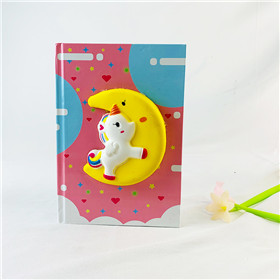 PU foam squishy journal leather notebook Gusta-N003