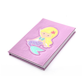 Reflective PU leather notebook Gusta-N013