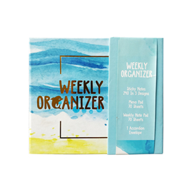 Weekly planner Agenda memo pad Gusta-M001