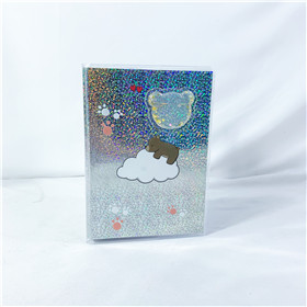 Glitter PVC Cover Notebook Journal Gusta-N044